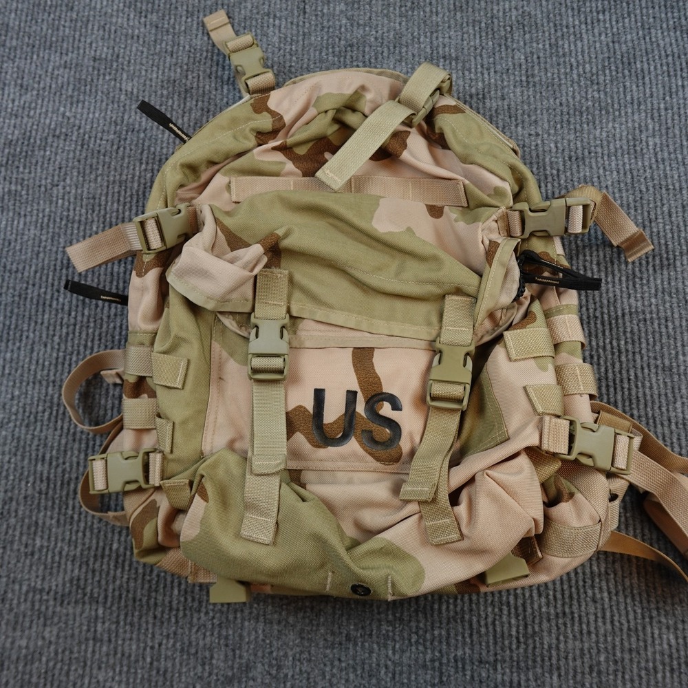 USGI MOLLE II Assault Pack Military Backpack Beige DCU 3 Army Desert Camo